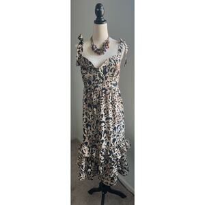 NWT Sofia Jeans by Sofia Vergara Riley Dress Multicolor Animal Print XXXL